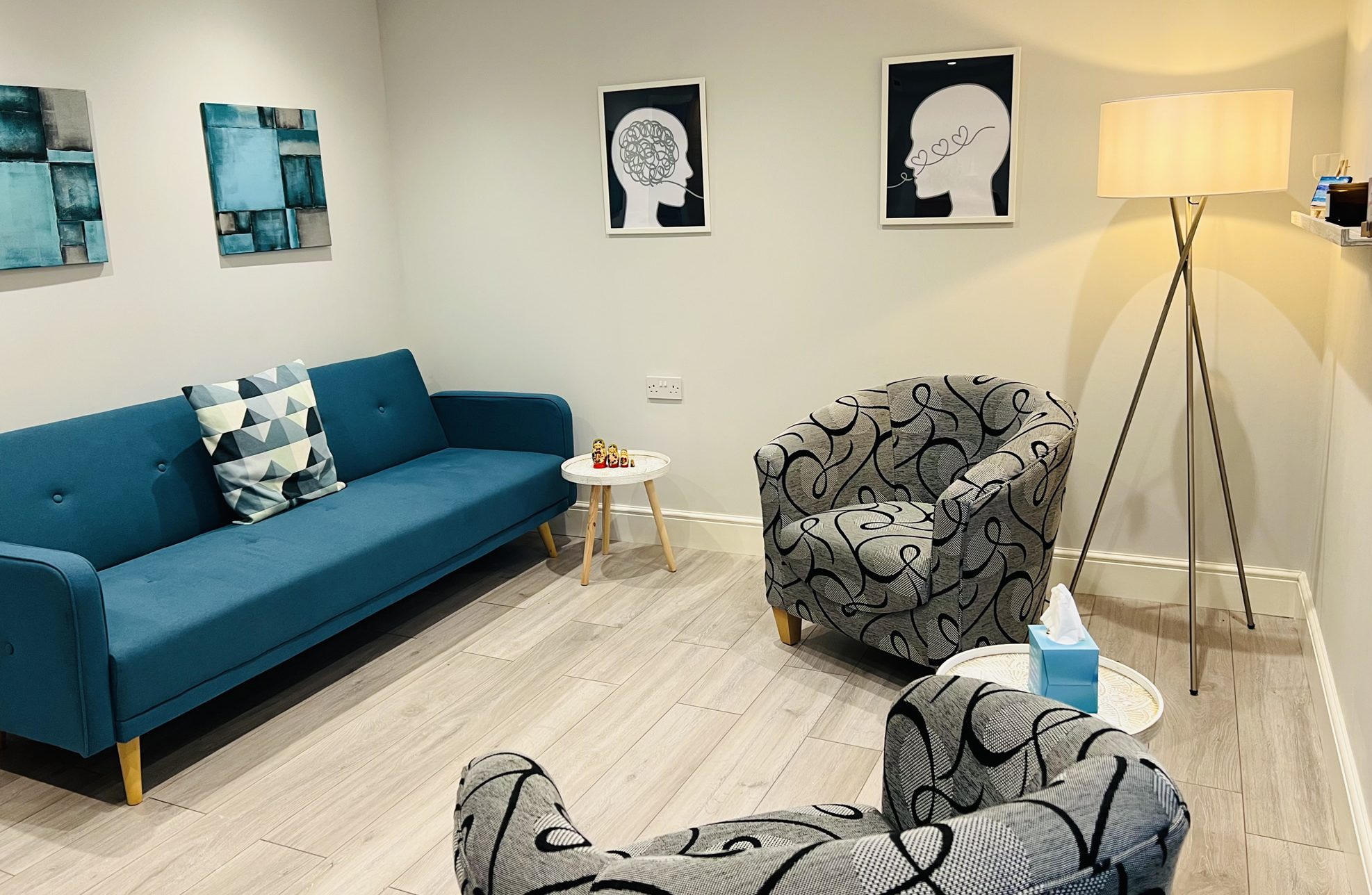 The meeting room interior
